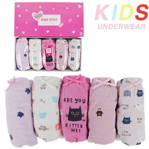 [블루핀] 여아동5매입 팬티 BWK0065