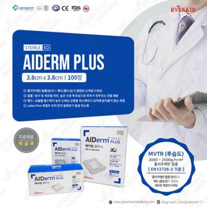 에버레이드/에이덤플러스/3.8cmX3.8cm/100장/방수밴드