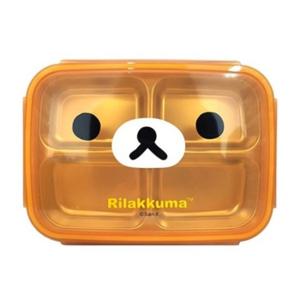 리락쿠마 4구 이중 스텐식판도시락