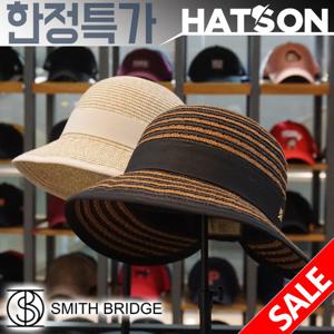 [햇츠온]SMITH BRIDGE 브랜드 여성 밀짚 벙거지 모자 K2SB417 AD
