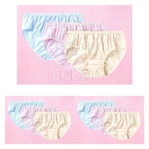 [BYC] 선염 미디 면스판 여성 삼각팬티 9종 세트 BYL7593