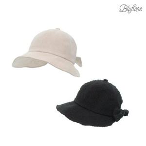 [블루피오레] 린넨 백리본 육각 벙거지 모자 BFH474