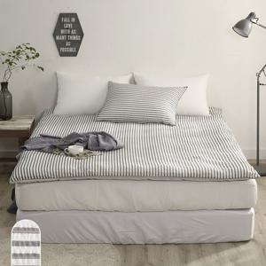 아토앤알로 엘리 시어서커 여름 토퍼커버 Q