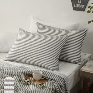 아토앤알로 엘리 시어서커 여름 베개커버 40x60