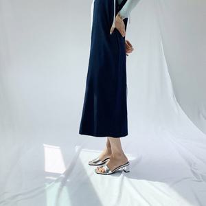 [블루피오레] 심플 발가락 하이힐 슬리퍼 BFS515