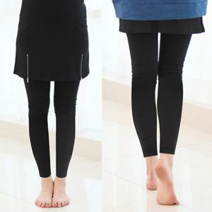 맘스룩 10부 양옆지퍼 치마레깅스_Z949