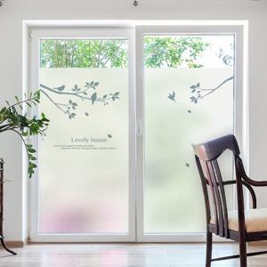 창문 유리창시트지 칼라 안개시트지 러브하우스 M-A