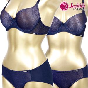 [비너스 자스민] 투톤 시스루 몰드 브라팬티세트 jbp1225