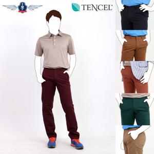 고급 텐셀 스판 배색 디자인 팬츠 ver.3 (JMPT14SS-07YTS)