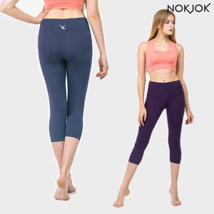 녹족 요가복 필라테스복 뉴베이직 7부 레깅스