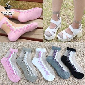 모노 여성 꽃송이 시스루양말 단목 여름 망사 패션