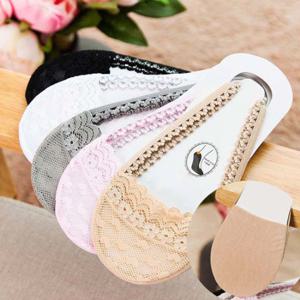 뒷트임 레이스 덧신 여성양말 삭스