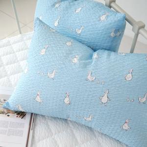 [솜포함]코코로 시어서커 베개커버+베개솜세트 40X60