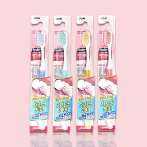 시스테마 약한잇몸용 칫솔 12개/노인 임산부 초극세모