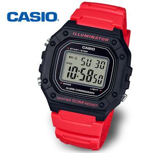 [정품] CASIO 카시오 전자 학생시계 군인시계 W-218H-4BVDF