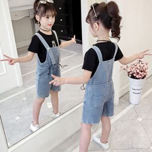 아동주니어의류 멜빵청반바지 데님점프수트 팬츠6237