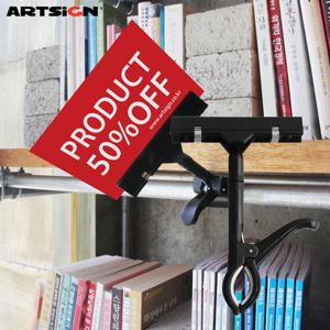 아트사인 쇼클립0079 엄지손클립 검정_소/POP집게/POP클립/집게클립/안내판/가격표/알림판