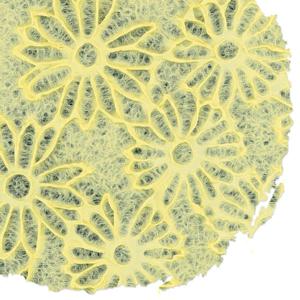 한지 입체민들레지 3색 수제한지/전통한지/핸드메이드한지/색지/한지공예/한지포장지