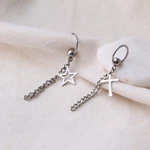 [메리그린] 써지컬 피어싱 레이어드 드롭