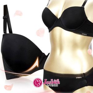 [비너스 자스민]블랙 아웃밴딩 몰드 브라팬티세트 jbp1229