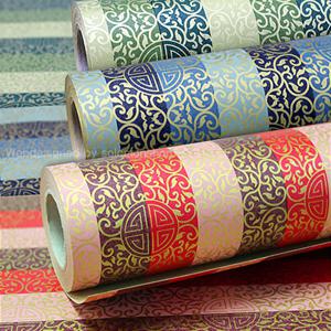 색동당초무늬 종이롤포장지 대/ 종이포장지/고급포장지/선물포장지/포장재료