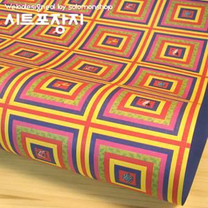 색동전통 시트포장지 GJ-1143/종이포장지/선물포장지/전통포장지