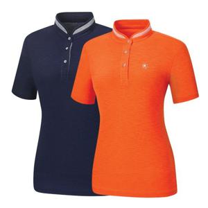 콜핑 여성 메쉬 반팔 집업 등산 냉감 티셔츠