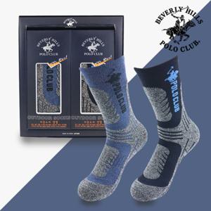 비버리힐스 폴로클럽 남성 등산양말 2족 세트 추석 명절 선물