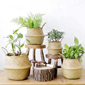 라탄바구니 (M) 화분커버 해초바구니