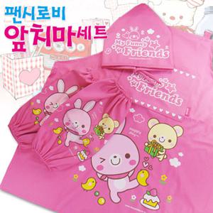 팬시로비 앞치마3종세트/앞치마 토시 두건/앞치마세트/아동용앞