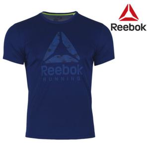 리복 남성 RUN 그래픽 스피드윅 반팔 티셔츠-BR4411