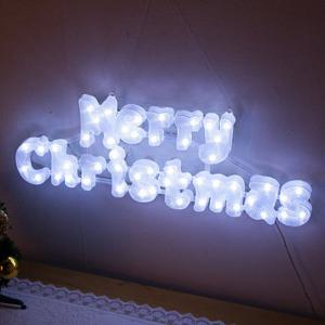 [1개 추가증정] 크리스마스 글자 전구 LED 트리장식 멀티 에코라이트 (USB+콘센트형) 2컬러 조명 캠