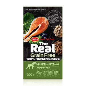 [하림펫푸드]더리얼GF 크런치 연어어덜트 200g