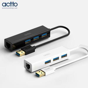 엑토 알파 USB LAN 어댑터 3.0 허브 HUBL-03 랜선을 이용하여고화질자료를 끊임없이 재생전송가능 10배빠른속도