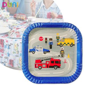 듀니종이접시 22x22 173448 1팩10개입/파티용그릇/파티용품/일회