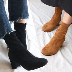 삭스부츠 밴딩 앵클부츠 앵글 첼시 워커힐 6cm CH820N