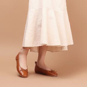 [블루피오레] 파스텔 컬러 리본 플랫슈즈 BFS568