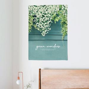 상상후 그린원더 패브릭포스터 50x70cm 가리개 작은창 침실 꽃