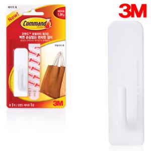 3M코맨드 유틸리티훅 대 17503/코맨드훅/벽걸이/다용도훅/코멘드/벽고리/옷걸이/주방걸이용훅/전선용훅/수건걸이