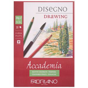 [파브리아노] 아카데미아 스케치북 패드 / 과슈 / A4 / 200g / AC05