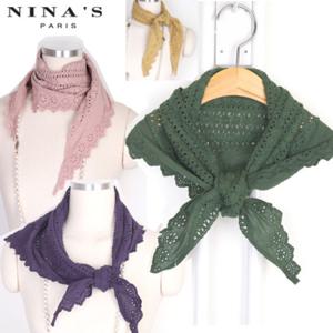 아일렛펀칭레이스 면니트넥스카프(9SS177)