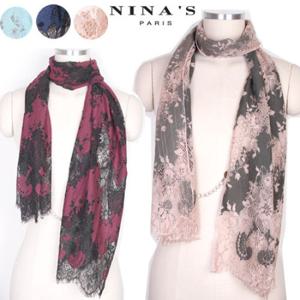 프렌치꽃자카드레이스 롱스카프(9SS183)