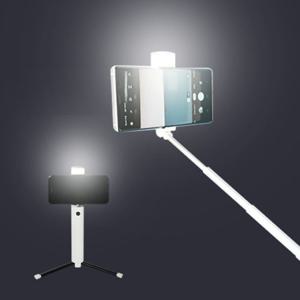 피넛 블링 LED 조명 블루투스 삼각대 셀카봉 BLING