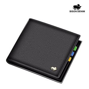 [바이슨데님]남자 남성 수제가죽 중지갑 반지갑 N4470-3