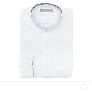 [모던브릭]차이나 카라 화이트 셔츠