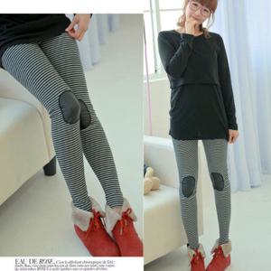 FS.가죽패치레깅스- 겨울 임산부레깅스 임부레깅스 옷