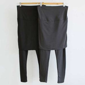 임산부용 소프트기모5부치마레깅스 겨울 임부복 하의