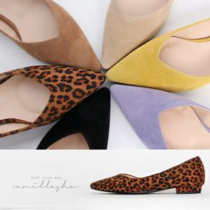 [바닐라슈] 컨지스 슬림 V컷 베이직 플랫슈즈(1.5cm)