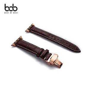 bob 카우하이드 애플워치호환 원터치 더블버클 가죽스트랩 밴드