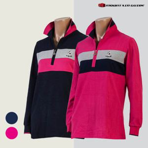 [마운틴가이드]겨울 등산복/여성 기모 카라티셔츠 ANW-T94-912